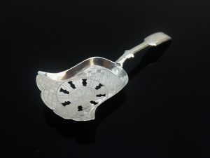 Silver Tea Caddy Spoon, Joseph Taylor, Birmingham 1814