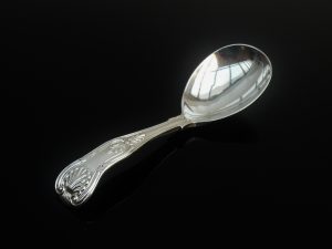 Silver Caddy Spoon, George Adams, London 1841