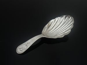 Antique Silver Caddy Spoon, London 1810
