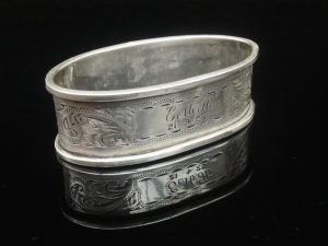 Silver Napkin Ring, J & R Griffin (Joseph & Richard Griffin), Chester 1924