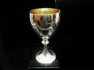 Aesthetic Silver Goblet, Martin, Hall & Co, Sheffield 1880, Strathisla Cycling