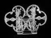 New Silver Nurses Belt Buckle with Thistle Decoration