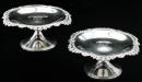 Pair Tiffany Sterling Silver Comports or Tazza, c.1947-1956