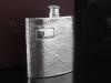 NEW Silver Hip Flask, Scottish Hallmarked, Planished