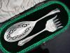Pair Cased Antique Sterling Silver Fish Servers