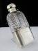 Sterling Silver Cut Glass Hip Flask