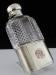 Sterling Silver Cut Glass Hip Flask