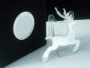NEW Scottish Sterling Silver Reindeer Christmas Tree Decoration