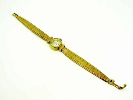 18 CT Gold OMEGA Wristwatch & 18 CT Gold Bracelet Strap, Vintage 1962, REF:262A