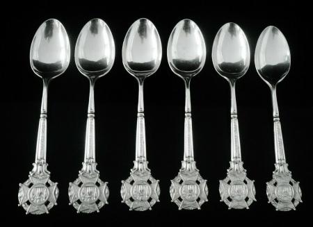 6 Sterling Silver Spoons