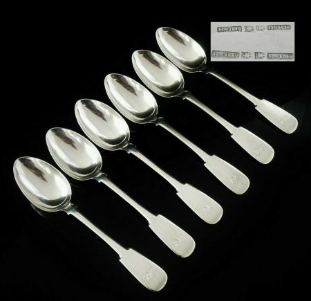 Provincial Silver Dessert Spoons