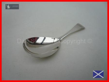 Antique Solid Sterling Silver Tea Caddy Spoon 1810 Peter & William Bateman REF:75N