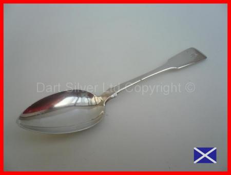 Scottish Provincial Silver Dessert Spoon c.1790 (17) Alex Campbell Greenock REF:12U