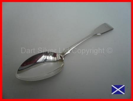 Scottish Provincial Silver Dessert Spoon James Berry Aberdeen c.1840 REF:29J