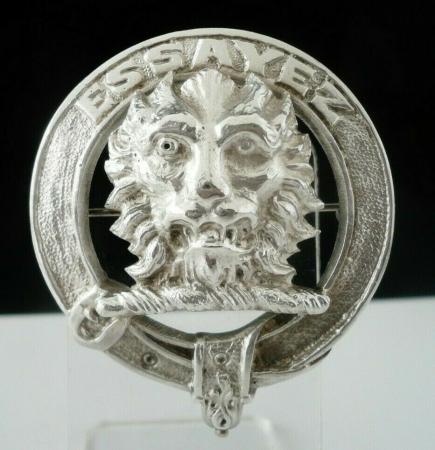 Sterling Silver Clan Badge