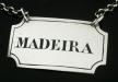 Silver MAREIRA Decanter Label