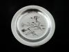 Boxed Sterling Silver Plate, Peter Scott 1972 Christmas Plate, John Pinches Ltd Ed