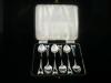 Silver Enamel Butterfly Spoons, Rare, Cased, Sterling, William Adams Ltd, Birmingham 1937