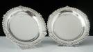 Pair of Immaculate Sterling Silver Pin Dishes, 1970 & 1973, Francis Howard Ltd