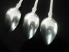 Antique Sterling Silver Teaspoons, 3, Scottish, Hallmarked GLASGOW 1829, Robert Williams of Bristol