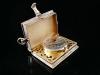 Sterling Silver Book Vinaigrette, with Watch, Novelty, St James House Company 1984