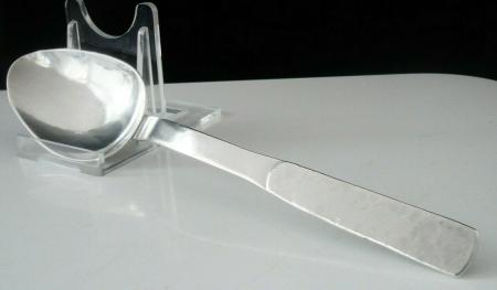 Sterling Silver Dessert Spoon, Scottish, Contemporary, Edinburgh 1999