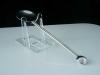 Contemporary Sterling Silver Spoon, Scottish, Clock Pendulum Design, Edinburgh 1998
