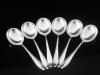 Sterling Silver Soup Spoons, Cased, Sheffield 1928, Cooper Brothers & Sons Ltd