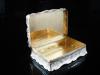 Sterling Silver Snuff Box, Antique, Large, Nathaniel Mills, Hallmarked Birmingham 1845