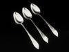 Sterling Silver Dessert Spoons, 3, Scottish, Antique, Hallmarked Edinburgh 1789, Francis Howden