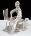 Sterling Silver Menu Holder, Cries of London, THE CHAIR MENDER, London 1978
