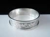Sterling Silver Napkin Ring, Bright Cut, Hallmarked Birmingham 1905, John Edward Wilmot