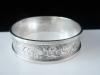 Sterling Silver Napkin Ring, Bright Cut, Hallmarked Birmingham 1905, John Edward Wilmot