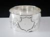Decorative Sterling Silver Napkin Ring, Birmingham 1927, Joseph Gloster Ltd