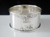 Attractive Antique Sterling Silver Napkin Ring, J & R Griffin, Chester 1913