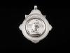 Sterling Silver Pocket Watch Fob Medal BOWLING William Adams Ltd Birmingham 1949