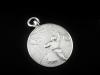 Sterling Silver Tennis Pocket Watch Fob Medal, Bendall Brothers 1933-34