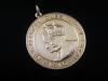 Cased Sterling Silver Gilt Medallion, King George V Queen Mary Jubilee 1935
