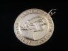 Cased Sterling Silver Gilt Medallion, King George V Queen Mary Jubilee 1935