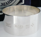 Boxed Sterling Silver Napkin Ring, Birmingham 2000, M Kamin & Co Ltd, Immaculate
