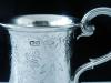Sterling Silver Christening Mug Cup, Hilliard & Thomason, Birmingham Antique 1883