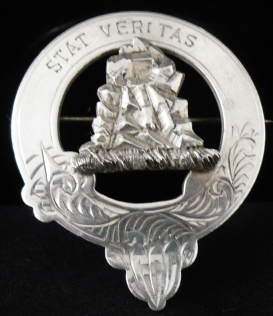 Scottish Provincial Silver Clan Badge, Sandeman Family, Medlock & Craik 1947
