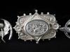 3 Antique Vintage Sterling Silver Brooches Inc Stone Mounted Scottish Thistle